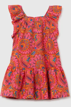 OVS Abito Da Bambina In Puro Cotone Regular Fit Con Fantasia