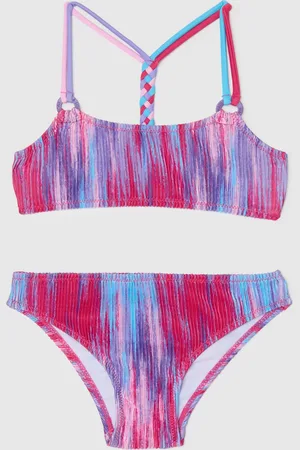 OVS Costume Bikini Da Bambina In Misto Con Slip Elasticizzato