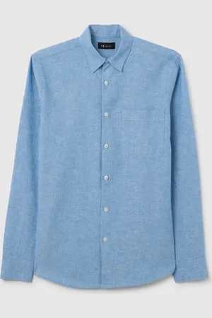 OVS Camicia Da Uomo In Misto Cotone Regular Fit Con Chiusura A Bottoni