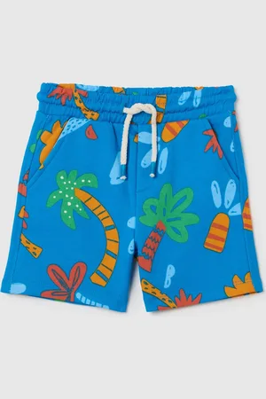 FAGOTTINO Shorts Da Bambino In Puro Cotone Regular Fit Con Fantasia