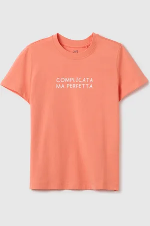 OVS T-shirt Da Ragazza In Puro Cotone Regular Fit, Bambina