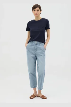 OVS OVS , T-shirt Da Donna In Puro Cotone Regular Fit Con Taschino Ricamato