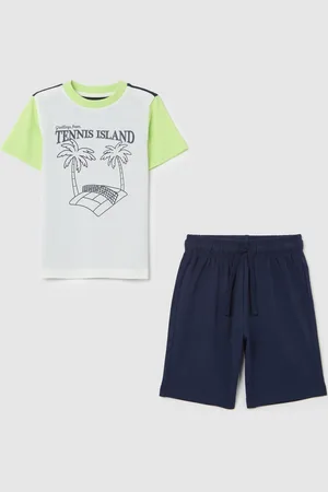 OVS Completo Jogging Da Bambino In Puro Cotone Con Girocollo