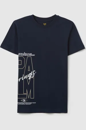 OVS T-shirt Da Ragazzo In Puro Cotone Notte Regular Fit Con Stampa, Bambino