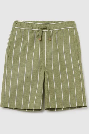 OVS Bermuda Da Ragazzo In Misto Cotone E Lino Regular Fit Con Coulisse, Bambino