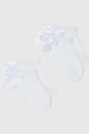 OVS Calzini Corti Da Bambina In Cotone Elasticizzato Con Fiocco