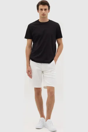 OVS OVS , Bermuda Da Uomo In Cotone Elasticizzato Regular Fit Con Laccio In Vita