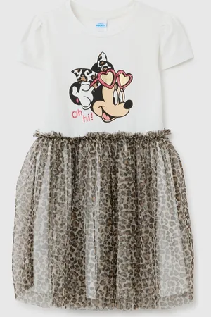 OVS Abito Da Bambina In Misto Cotone Regular Fit Con Stampa Minnie