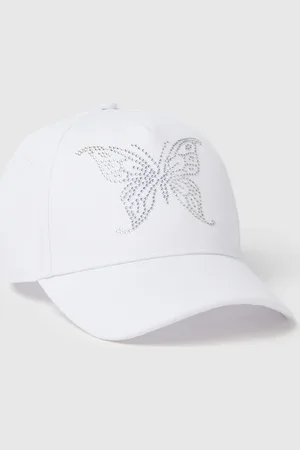 OVS Cappello Da Bambina In Puro Cotone Con Applicazione A Farfalla