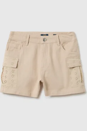 OVS Shorts Da Ragazze In Puro Cotone Regular Fit Con Tasche Laterali, Bambina