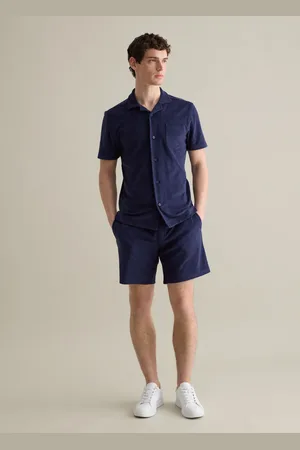 PIOMBO Bermuda Da Uomo In Misto Cotone Regular Fit Con Vita Elastica