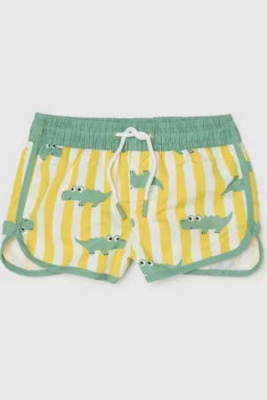 FAGOTTINO Short Da Bagno Da Bambino In Tessuto Con Stampa