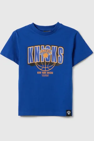 OVS T-shirt Da Bambino In Puro Cotone Regular Fit Con Logo Dei New York Knicks