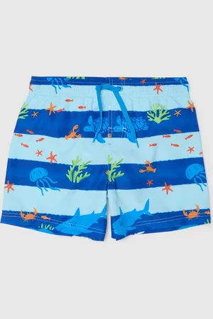 OVS Costume Da Bagno Da Bambino In Misto Con Stampa E Vestibilità Regular