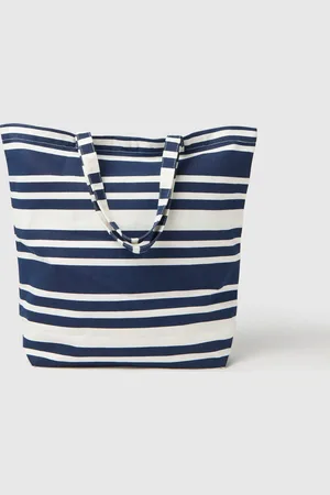 OVS OVS , Borsa Da Donna In Puro Cotone A Righe