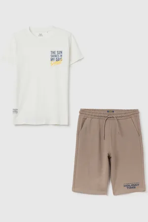 OVS Completo Da Ragazzo In Puro Cotone E Beige Regular Fit, Bambino