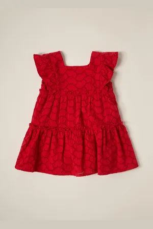 OVS Vestito In Puro Cotone Sangallo Iana Neonata