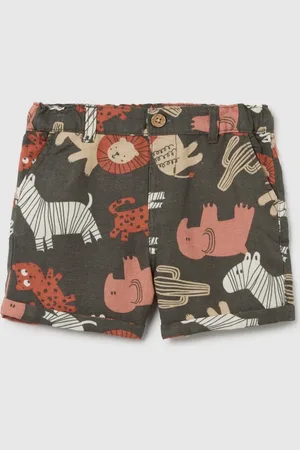 FAGOTTINO Shorts Da Bambino In Misto Viscosa E Lino Regular Fit