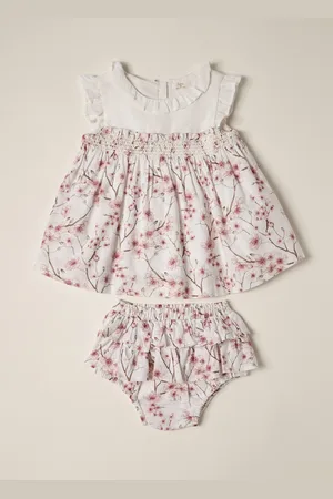 OVS Set Vestito + Shorts In Puro Cotone Iana Neonata