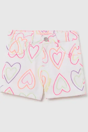 Love Therapy Shorts Da Bambina In Puro Cotone Regular Fit Con Stampa