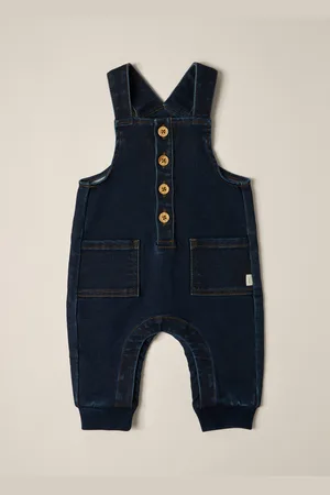 OVS Salopette In French Terry Denim Iana Neonato