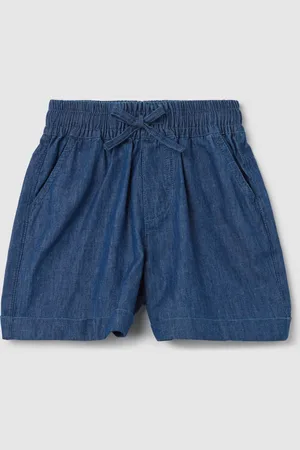 OVS Shorts Da Bambina In Puro Cotone Blu Regular Fit