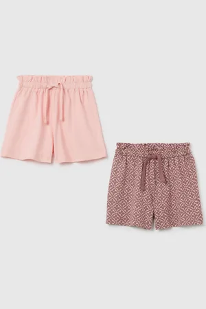 OVS Set Di Bermuda Da Bambina In Puro Cotone E Marrone
