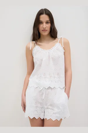 OVS OVS , Set Top E Pantaloncini Da Donna In Puro Cotone Regular Fit