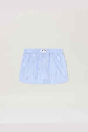 Palm Angels Rheinstone Striped Mini Skirt Kids