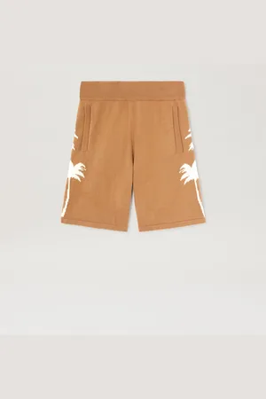 Palm Angels Palm Inlay Knit Shorts Uomo