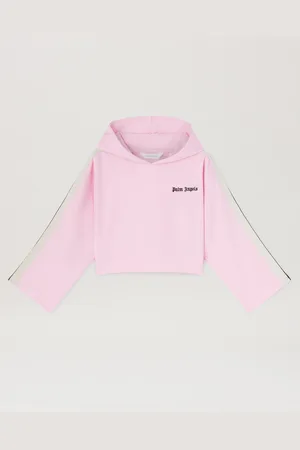 Palm Angels Track Cropped Hoodie Kids