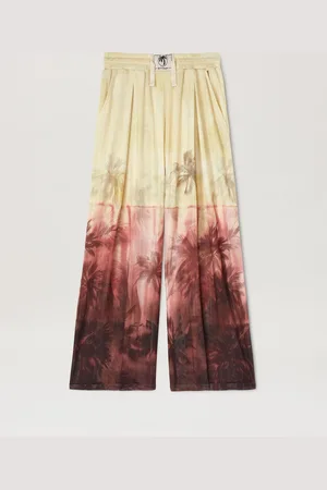 Palm Angels Sunset Palms Mesh Pants Donna