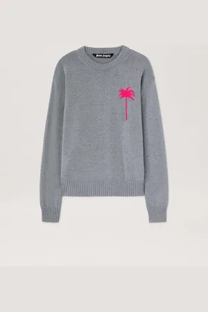 Palm Angels Palm Inlay Knit Sweater Uomo