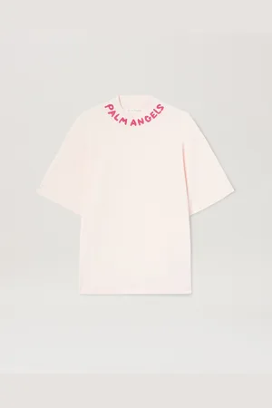 Palm Angels Block Logo Oversize T-shirt Donna