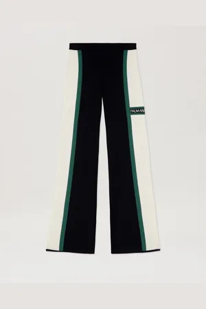 Palm Angels Racing Knit Pants Donna