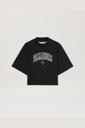 Palm Angels College Cropped T-shirt Donna