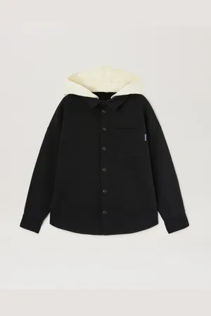Palm Angels Hooded Overshirt Logo Kids