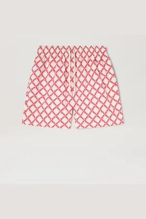 Palm Angels Net Logo Swimshorts Uomo