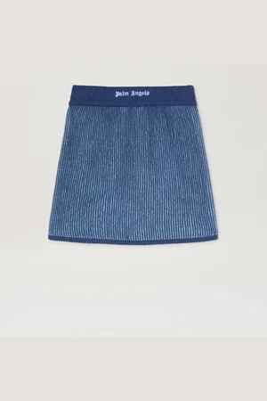 Palm Angels Rib Mini Skirt Donna