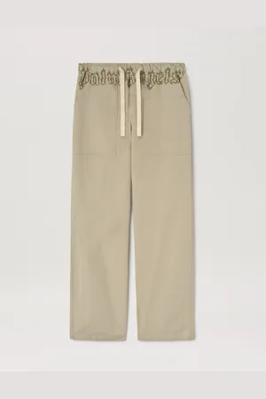 Palm Angels Flame Logo Sweat Pants Uomo