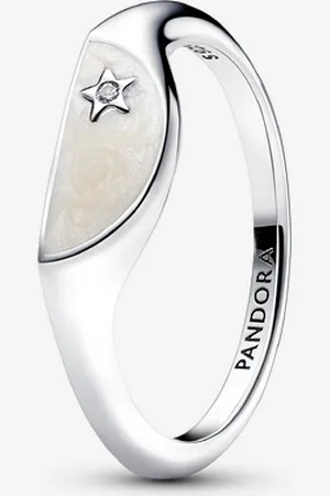PANDORA Anello Mezzo Sigillo con Smalto ME