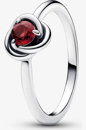 PANDORA Anello Cerchio Eterno Rosso Luglio