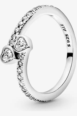 PANDORA Anello Due Cuori Intrecciati