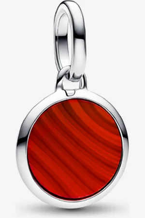 PANDORA Charm Medallion Mini Vetro di Murano da incidere ME