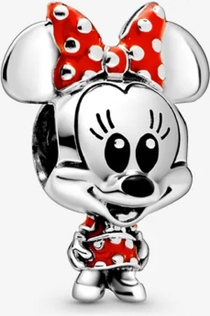 PANDORA Disney, Charm Minnie con Vestito e Fiocco a pois