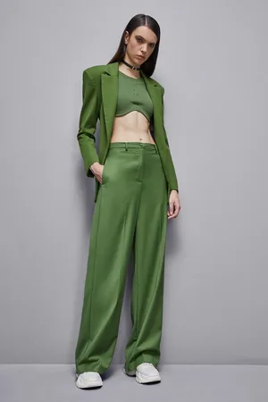 Patrizia Pepe Pantaloni con pinces in flanella