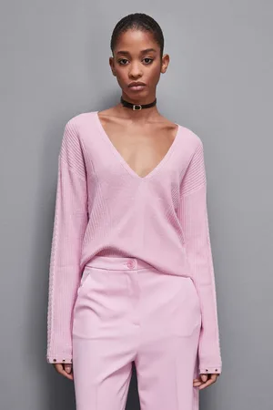 Patrizia Pepe Maglia a costine in lana Essential
