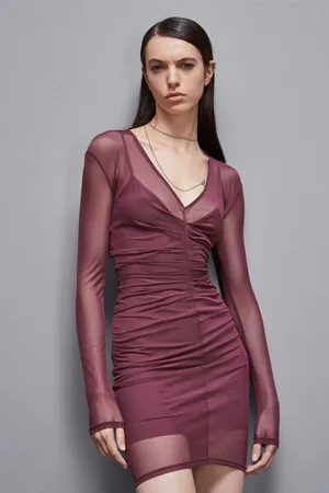 Patrizia Pepe Abito mini in tulle stretch
