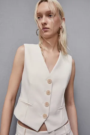 Patrizia Pepe Gilet in twill stretch