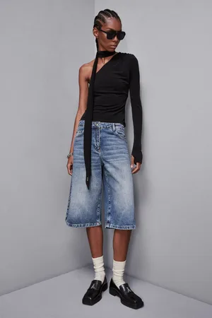 Patrizia Pepe Pantalone Bermuda in denim